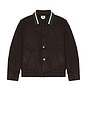 view 1 of 5 Arden Blouson Jacket in Java Brown