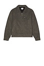 view 4 of 4 Lenox Zip Jacket in Dark Grey Melange