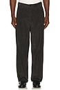 view 1 of 6 Dean Faded Wash Cord Pant in Black