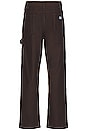 view 4 of 6 Big Timer Twill Double Knee Carpenter Pant in Java Brown