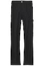view 3 of 6 Big Timer Twill Double Knee Carpenter Pant in Black