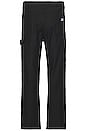 view 4 of 6 Big Timer Twill Double Knee Carpenter Pant in Black