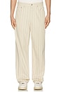 view 4 of 5 Classic Baggy Stripe Pants in Pelican Multi