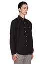 view 2 of 3 T-SHIRT MANCHES LONGUES LOGAN in Black