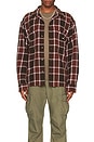 view 4 of 5 Bigwig Plaid Woven Shirt in Sepia Multi
