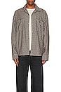 view 4 of 5 Bigwig Micro Plaid Woven Shirt in Unbleached Multi