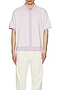 view 4 of 4 Testament Button Up Polo in Orchid Petal Multi