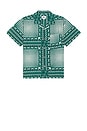 view 1 of 2 Cortex Woven Shirt in Aventurine Green Multi