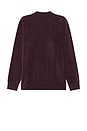view 2 of 4 Loop Velour Long Sleeve Polo in Plum Perfect