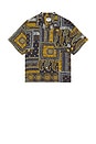 view 1 of 3 Archie Woven Shirt in Navy Multi