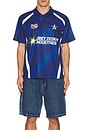 view 4 of 4 Soccer Jersey in Blue Multi