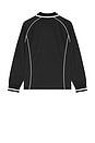 view 2 of 5 Polo Collar Sports Shirt in Black Multi