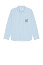 view 1 of 5 Bigwig Blueprint Woven Shirt in Cerulean Multi