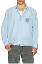 view 4 of 5 Bigwig Blueprint Woven Shirt in Cerulean Multi