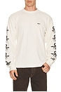 view 1 of 6 Ears Long Sleeve Thermal Tee in Blanc De Blanc