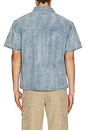 view 2 of 5 Owens Denim Shirt in Bleached Indigo