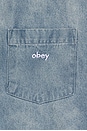 view 5 of 5 Owens Denim Shirt in Bleached Indigo