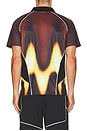 view 2 of 4 CAMISA DE FUTEBOL BLURRED in Burnt Red Multi