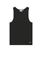view 5 of 6 2 Pack Standard Rib Tank in Black