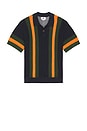 view 4 of 5 Seth Knitted Polo in Dark Navy Multi