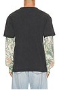 view 2 of 5 Post 2fer Layered Tee in Dusty Black Limo