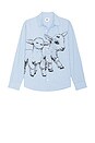 view 5 of 5 Billy Woven Shirt in Light Blue Multi