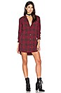 view 1 of 4 Bex Shirt Dress in Burgundy Multi