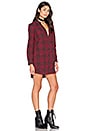 view 2 of 4 Bex Shirt Dress in Burgundy Multi