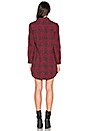 view 3 of 4 Bex Shirt Dress in Burgundy Multi