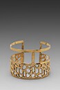 view 1 of 3 Crossroads Upper Arm Cuff in Antique Gold