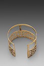 view 3 of 3 Crossroads Upper Arm Cuff in Antique Gold