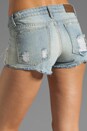 view 6 of 7 Lace Denim Short in Destroy