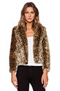 view 1 of 4 Charlotte Faux Fur Jacket in Leopard
