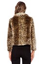 view 4 of 4 Charlotte Faux Fur Jacket in Leopard