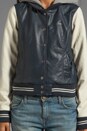 view 4 of 5 Varsity Lover Jacket in Navy/Cream in Navy & Cream