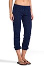 view 2 of 7 Lola Leopard Print Sweatpant in Cobalt