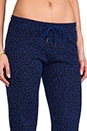 view 5 of 7 Lola Leopard Print Sweatpant in Cobalt