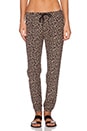 view 1 of 3 PANTALON SWEAT LOLA SWEATPANTS in Reverse Black Leopard