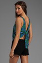 view 1 of 5 Kozmic Fleur Tank in Blue
