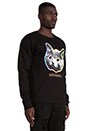 view 2 of 3 OFWGKTA Tron Cat Crew in Black