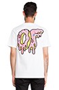 view 3 of 4 Drippy of  Donut Tee in White