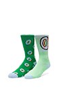 view 1 of 3 Donut Allover Sock in Green, Odd Future OF Donut Sock in Green in Green, Green