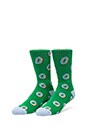 view 3 of 3 Donut Allover Sock in Green, Odd Future OF Donut Sock in Green in Green, Green