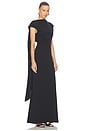 view 4 of 3 Drape Maxi Dress in Black