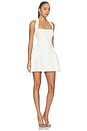 view 2 of 3 Structured Mini Dress in White