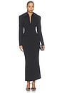 view 1 of 3 Zip Detail Midi Dress in Black