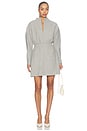view 1 of 5 Wool Mix Tweed Dress in Grey