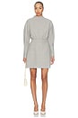 view 2 of 5 Wool Mix Tweed Dress in Grey