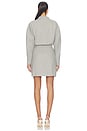 view 5 of 5 Wool Mix Tweed Dress in Grey