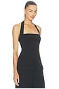 view 2 of 4 Halter Top in Black